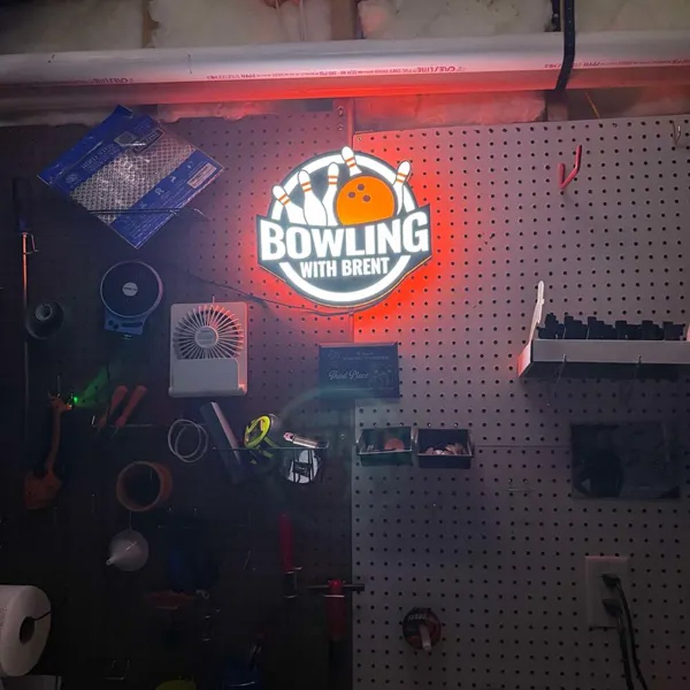 Custom Led Lighting Panel Slim Led Lighting up Box Store Business logo Design Led Lighting Design for Your Store Wall Decoration