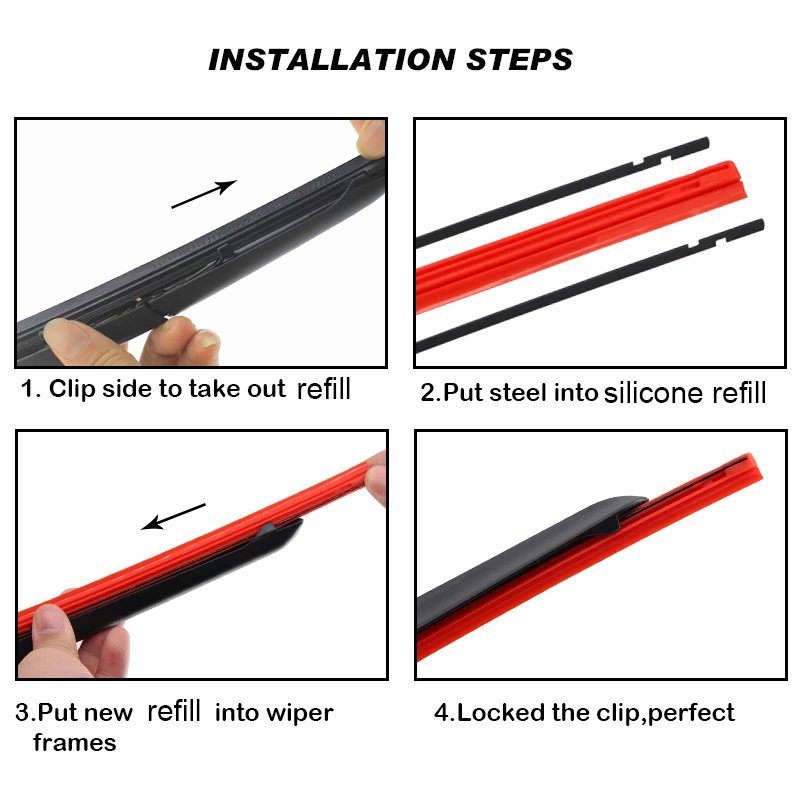 Kction Factory Wholesale High Quality Car AccessoriesCar Hybrid Wipers Front Wiper Universal Car Windscreen Wiper Blade