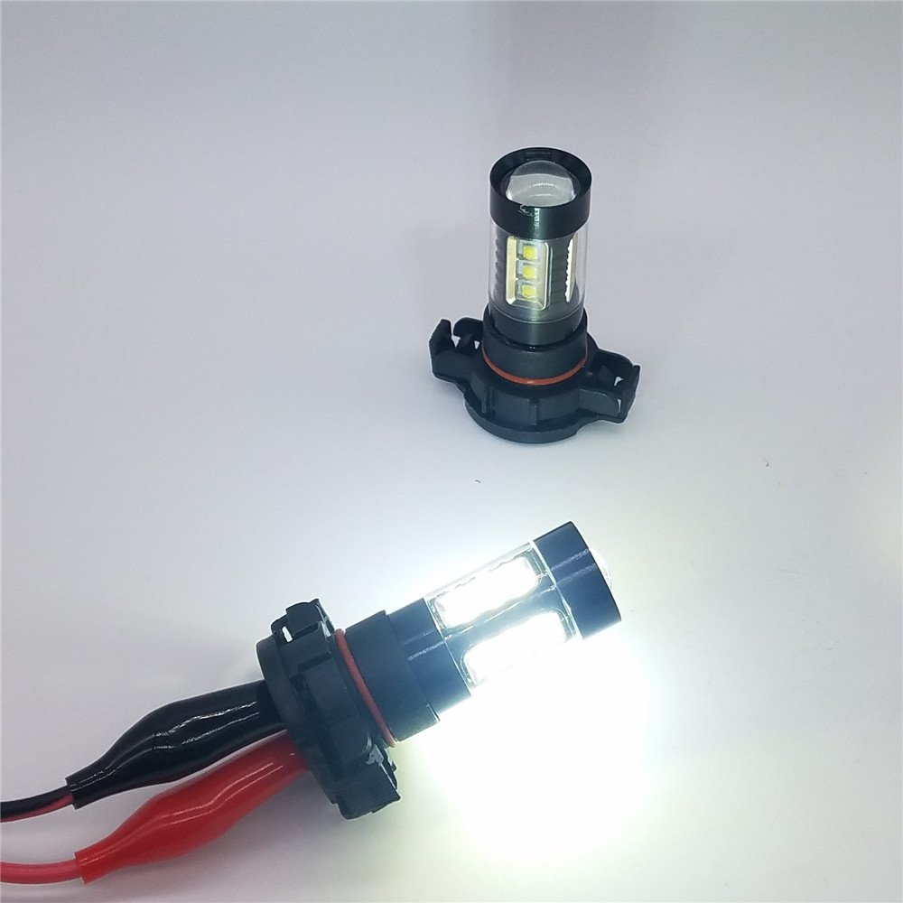 LED Lamp Bright Car LED Fog Light H16 5202 Super 2835-16SMD White Light 6000K 80W Light Bulbs