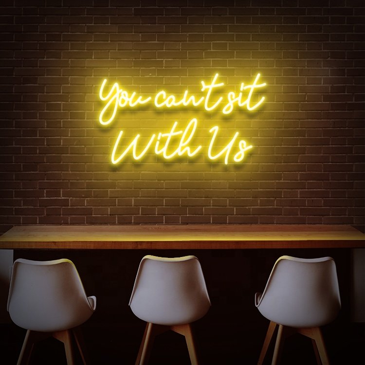Koncept Free Drop Shipping 50CM New Arrival Electronic Led Light Letters Words Decorative You&Me Love LED Neon Sign