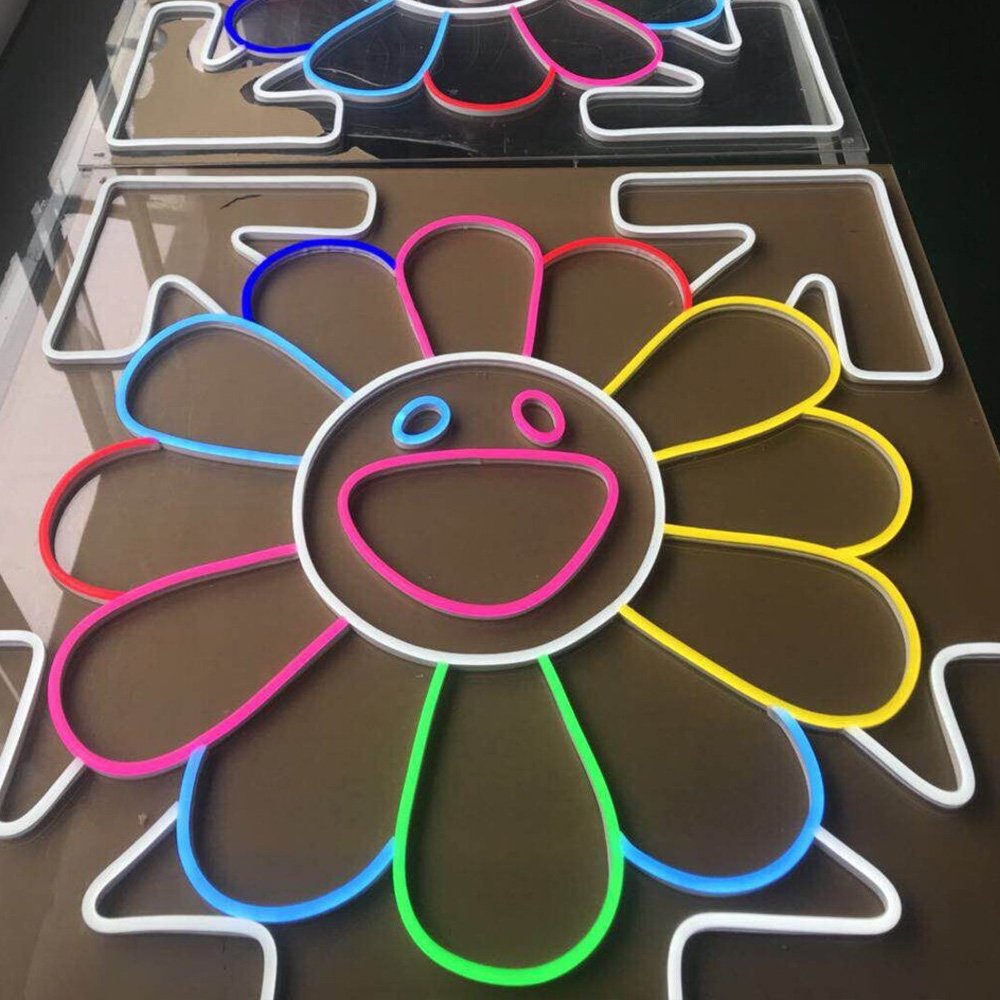 Custom 3D Cute Neon Sign Fast Delivery Acrylic PVC LED Wall Mount Aesthetic New Design for Car Party Wedding Room Decor DC Power