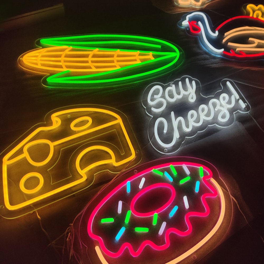 Custom 3D Cute Neon Sign Fast Delivery Acrylic PVC LED Wall Mount Aesthetic New Design for Car Party Wedding Room Decor DC Power