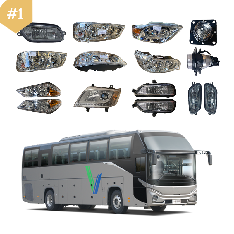 Oem Standard Zhongtong Kinglong Higer Bus Spare Parts 12V 24V Led Higer Bus Headlights