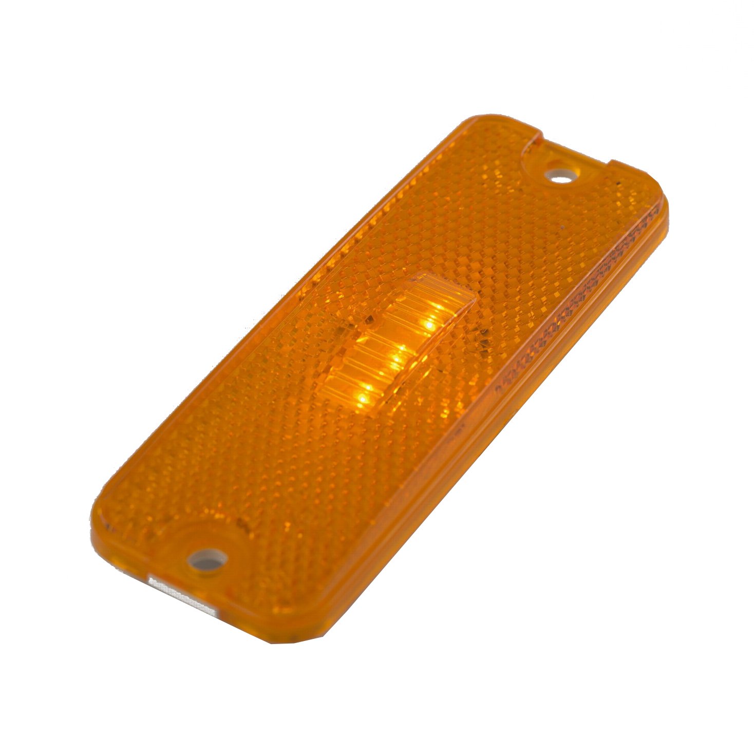 Square Led Light 12 Volt LED Amber Red clear Outline Lamp Side Marker Light for Truck Trailer Clearance Lights with Reflector