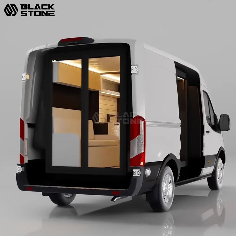 Camper Pods Bus Rv 5th Wheel Campervan Conversion Tricycle Klein Interior Kit 8x8 Fifth Techo Elevable