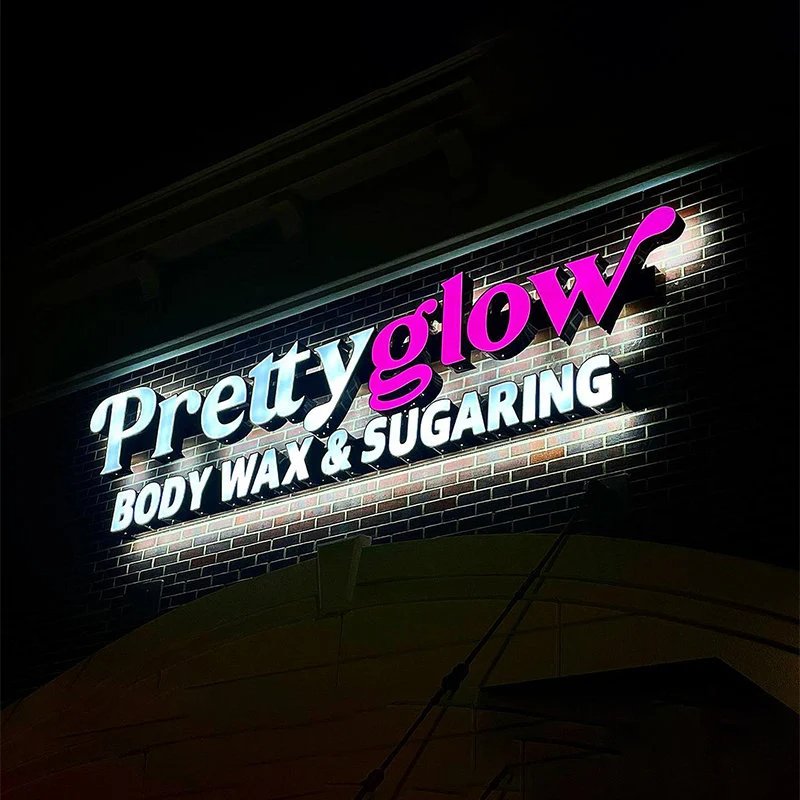 Custom Outdoor 3d Metal Acrylic Light Logo Restaurant Shop Hotel Decoration Electronic Advertising Led Frontlit Sign