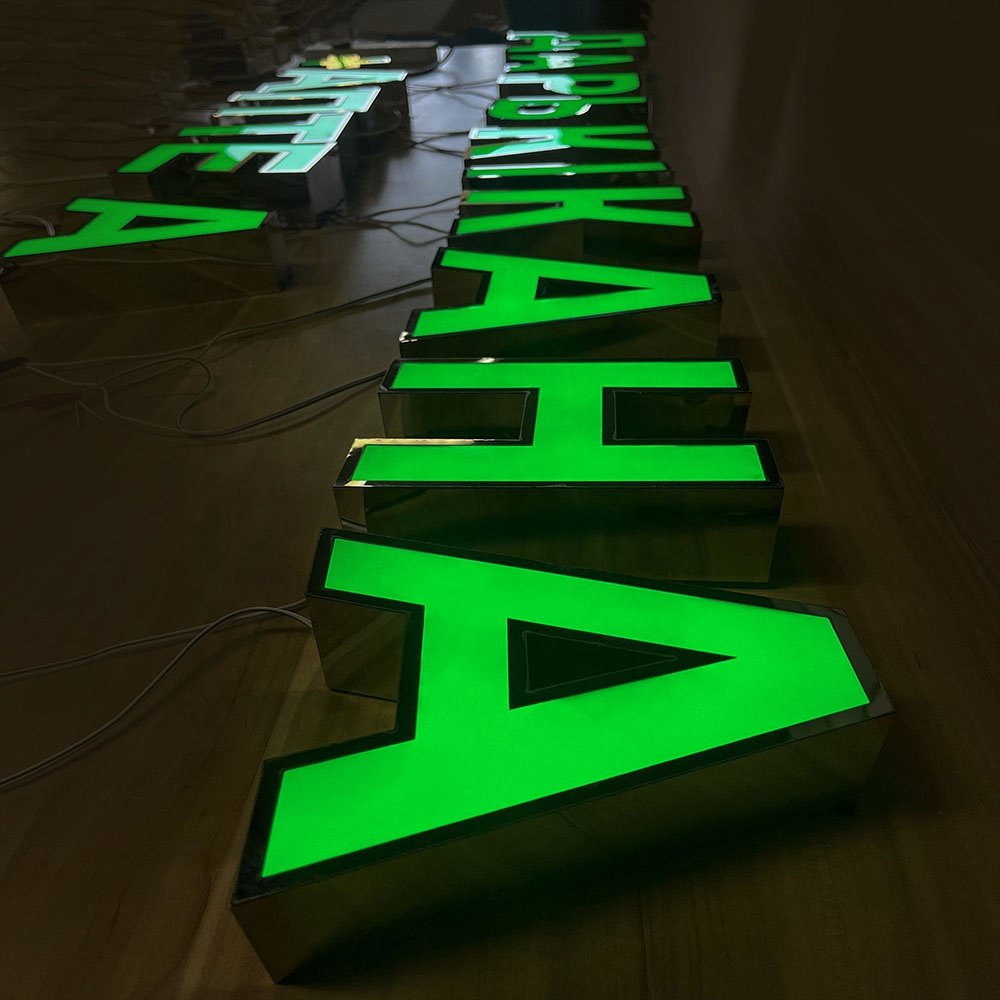 Luminous Custom Made Led Signs Frontlit Led Sign Letter Shop Signboard 3d Led Name Boards for Shop Custom Wall Logo