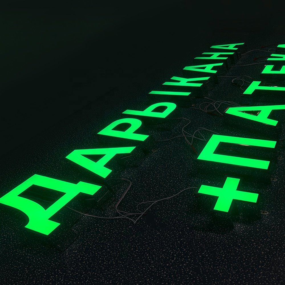 Luminous Custom Made Led Signs Frontlit Led Sign Letter Shop Signboard 3d Led Name Boards for Shop Custom Wall Logo