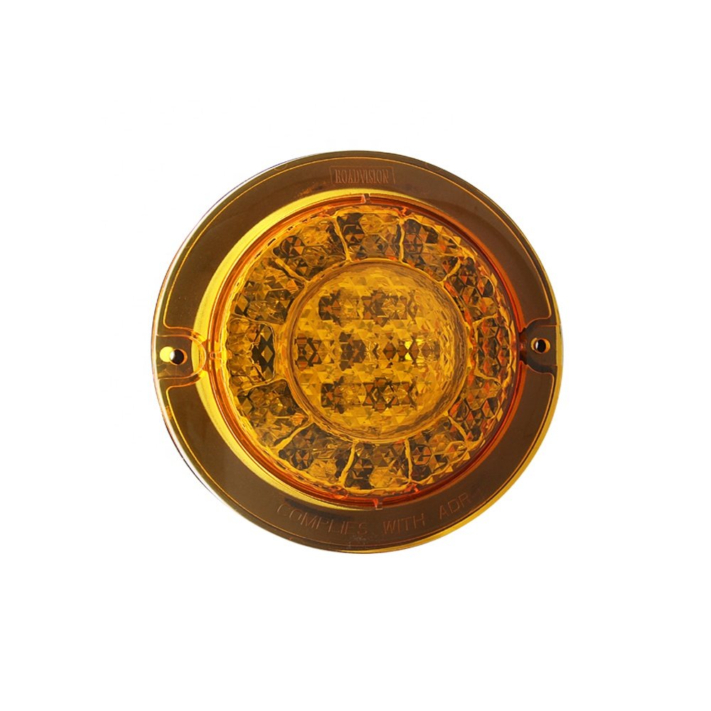10-30V Indicator Turn Reverse Signal Lights 4 inch Round LED Truck Lights LED Trailer Tail Lights with ADR