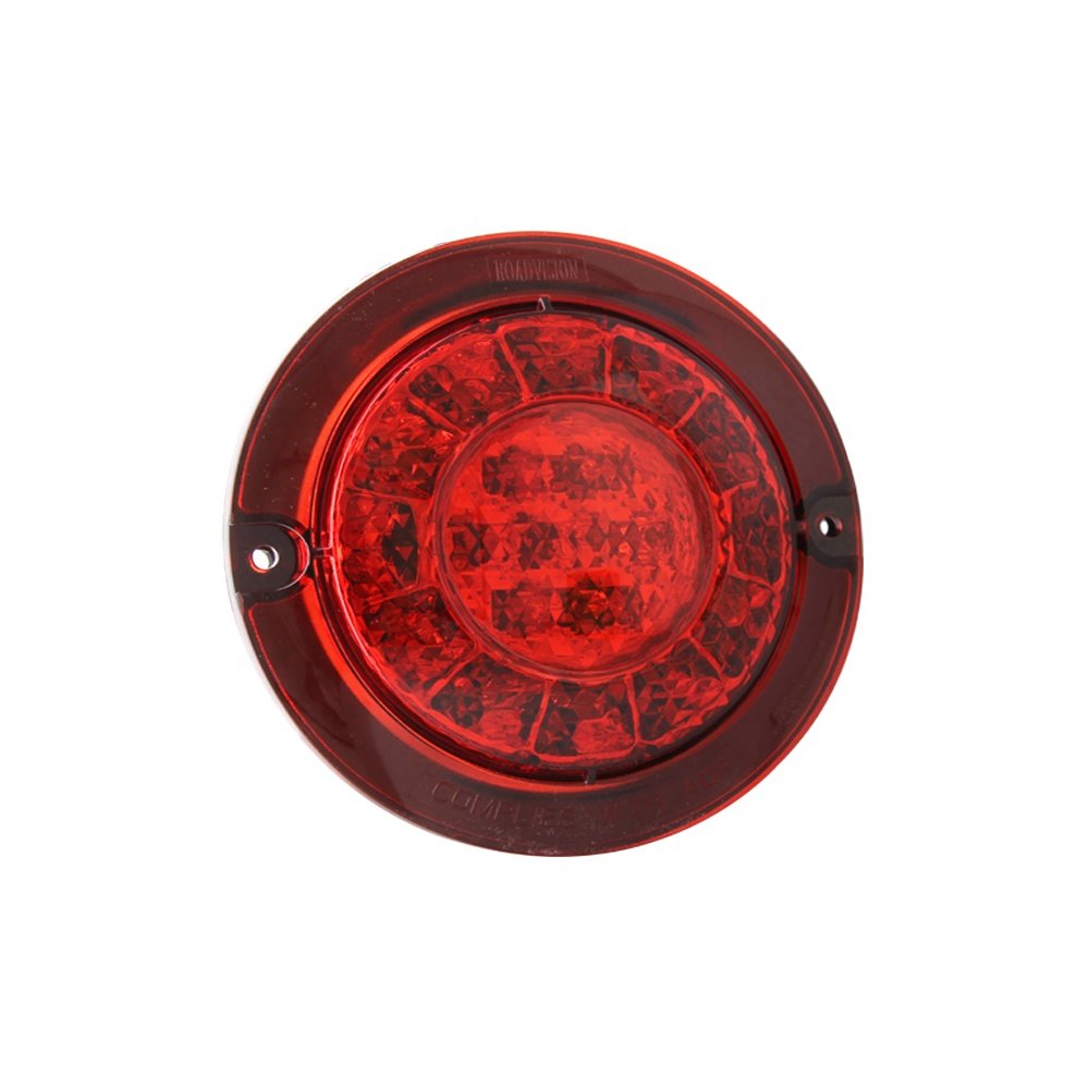 10-30V Indicator Turn Reverse Signal Lights 4 inch Round LED Truck Lights LED Trailer Tail Lights with ADR
