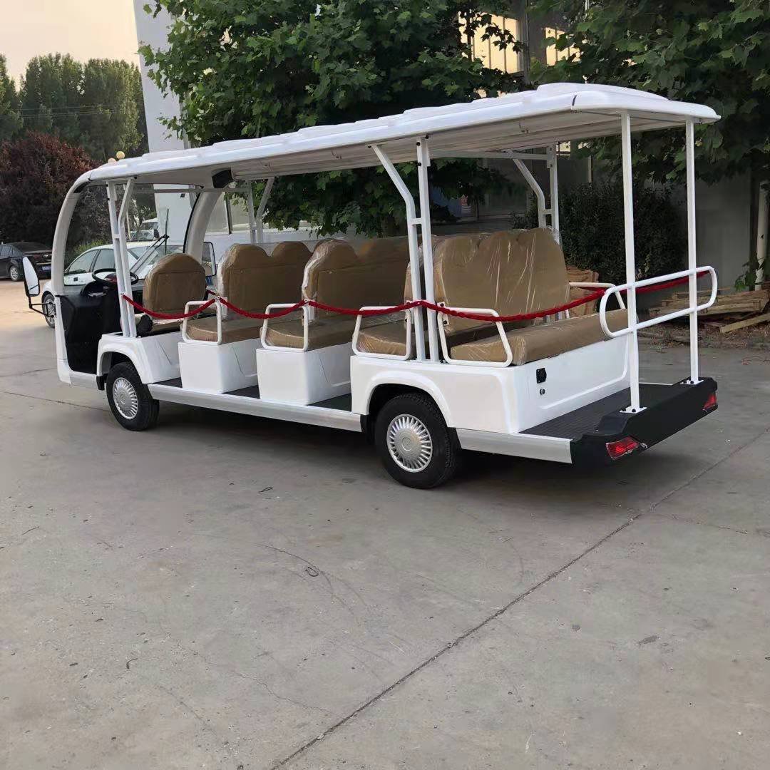 ShunCha 14 Seaters 72V 5KW AC System 4 Wheel Drive Electric Car Club Golf Cart Tourist Bus