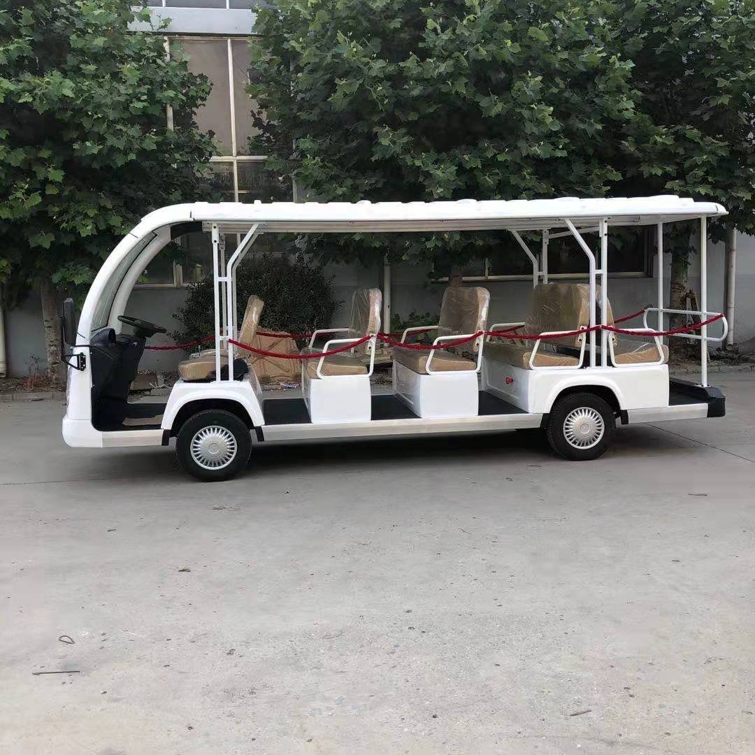 ShunCha 14 Seaters 72V 5KW AC System 4 Wheel Drive Electric Car Club Golf Cart Tourist Bus