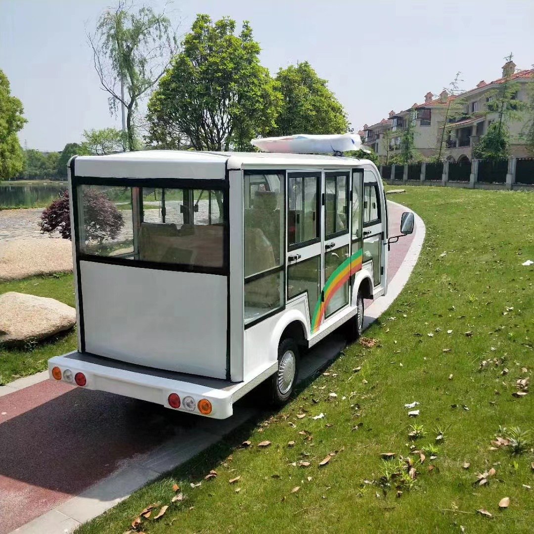 14 Seats Four Wheeled Electric Camper Vehicle Good Price Amphibious Sightseeing Bus with CE Approved From China