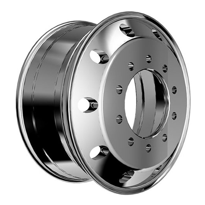 22.5x9.00 Aluminum Alloy Wheel Rim New Chrome Finish for Howo and Foton Truck Models