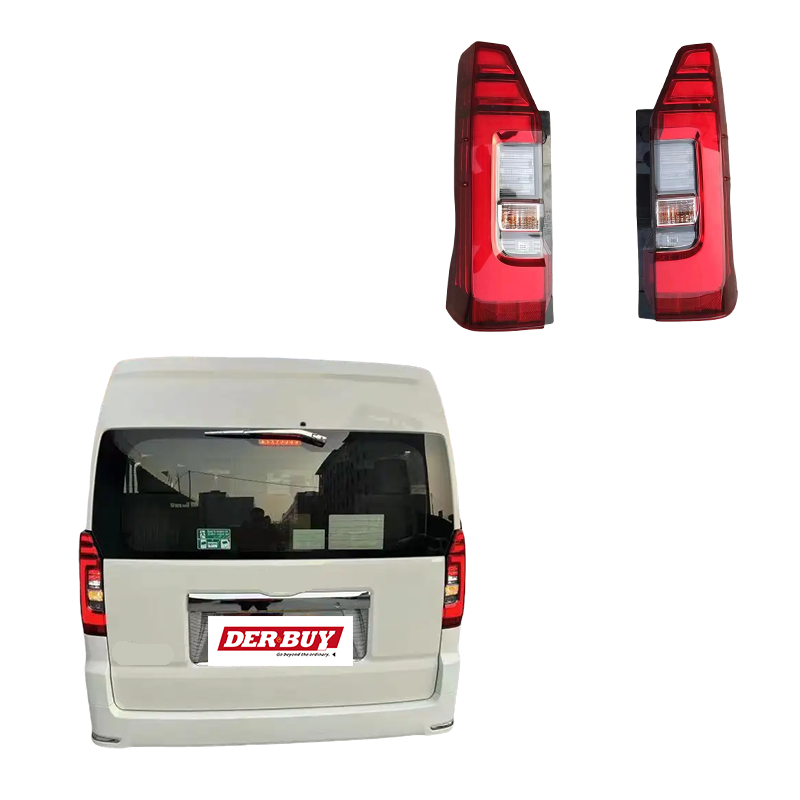 Auto Modification Bodykit for To_yota Hiace Mini Bus Crowl Bodykit Include Front and Rear Bumper with Grille Auto Lamps