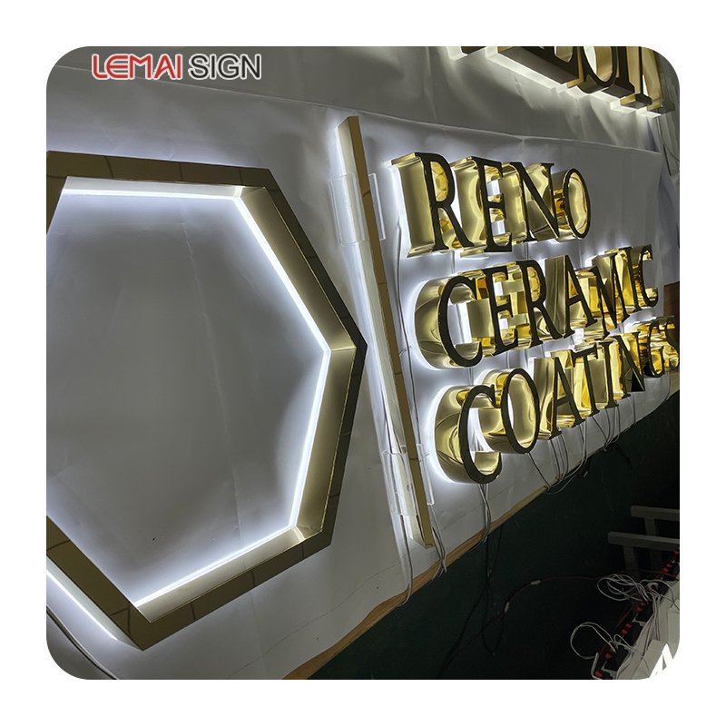 Metal Backlit New Design Letter Outdoor Advertising Acrylic Letter logo Manufactured by Hot Selling Factories in 2025
