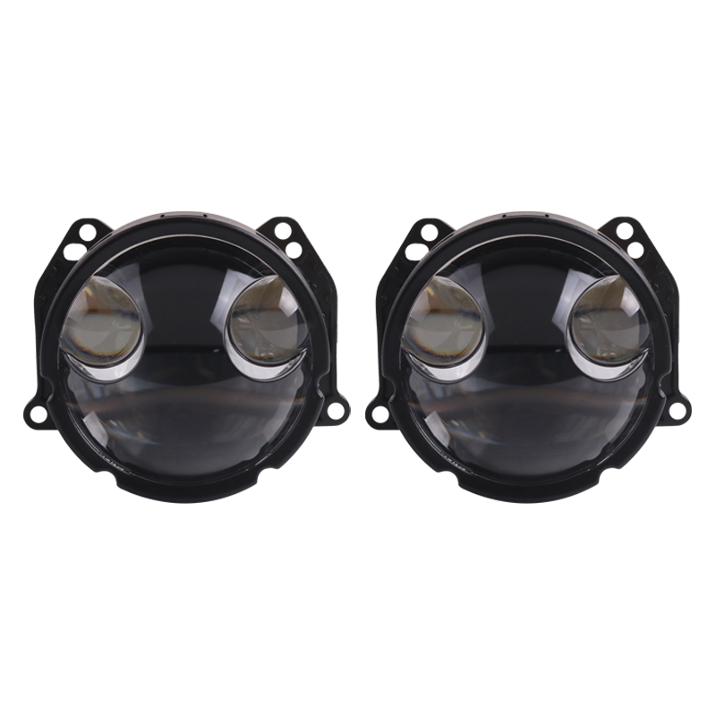 Sanvi New 3.0-Inch Bi-LED Laser Car Lamp 80W 6000K Dual Direct LED Lens 12V Auto LK12 Projector Headlights