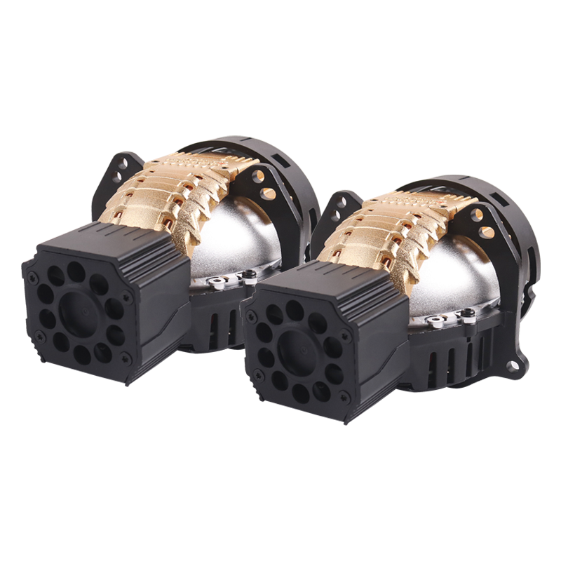 Sanvi New 3.0-Inch Bi-LED Laser Car Lamp 80W 6000K Dual Direct LED Lens 12V Auto LK12 Projector Headlights