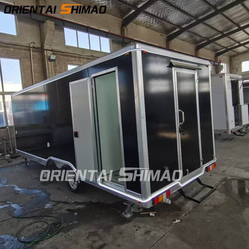 Oriental Shimao Luxury Restaurant Cart Deep Fryer Hotdog Mobile Shop Truck Bakery Foodtruck Trailer with Toilet