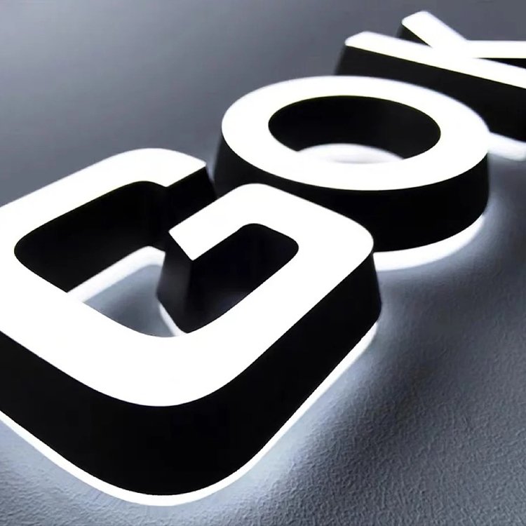 Company Signs Led Acrylic Light Channel Letters Outdoor 3D Acrylic Front Lit Led Shop Sign Letter Light Sign