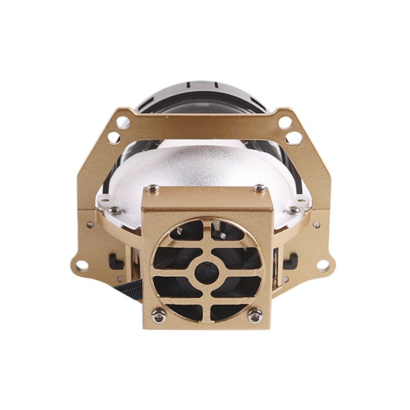 SANVI New Design Gold F50 3 Inch Bi LED Projector 115w Per Set 5500k Car Accessory Low Price Top Quality Factory Customized
