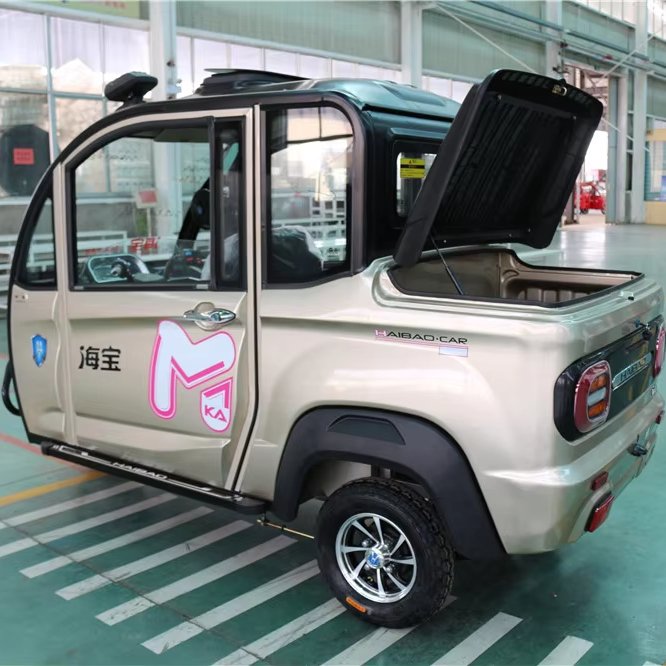 Chinese Super Supplier Has Newly Designed a Luxury Compact Electric Three-wheel Pickup