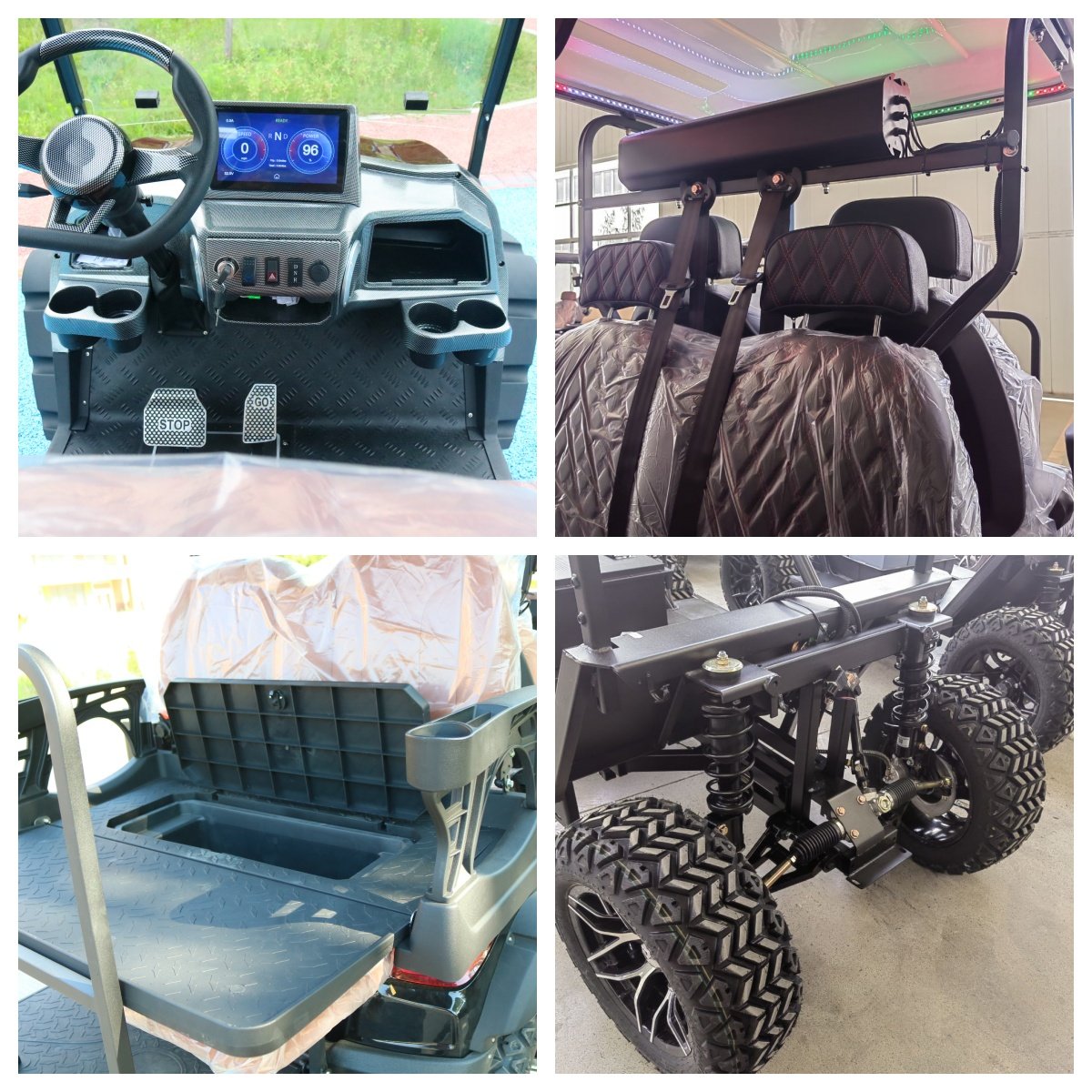 Tongcai Aluminium Buggy Potentiometer Inflatable Bus Ambulance Armrest GCC Certified Body Kits Malaysia Club Golf Cart Precinct