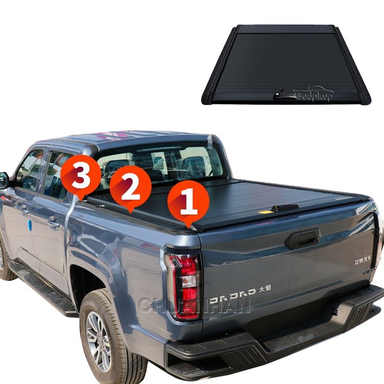 Pickup Truck Bed Cover Retractable Roller Lid Hard Maverick Tonneau Cover for Ford 150 Ranger Raptor Jac T9 T8