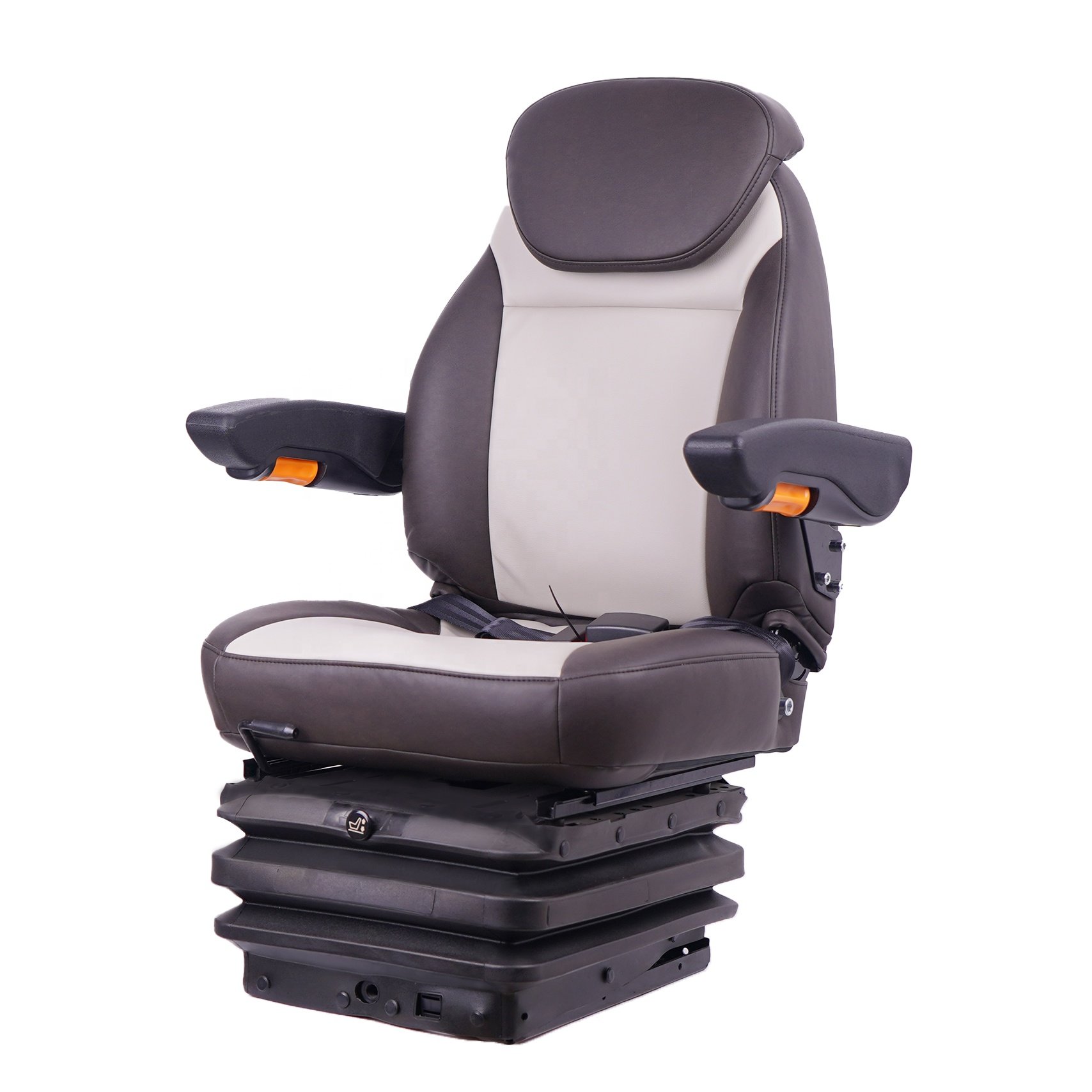 Luxury Passenger Bus Parts air Suspension Bus Driver Seat with Motor Armrest Etc