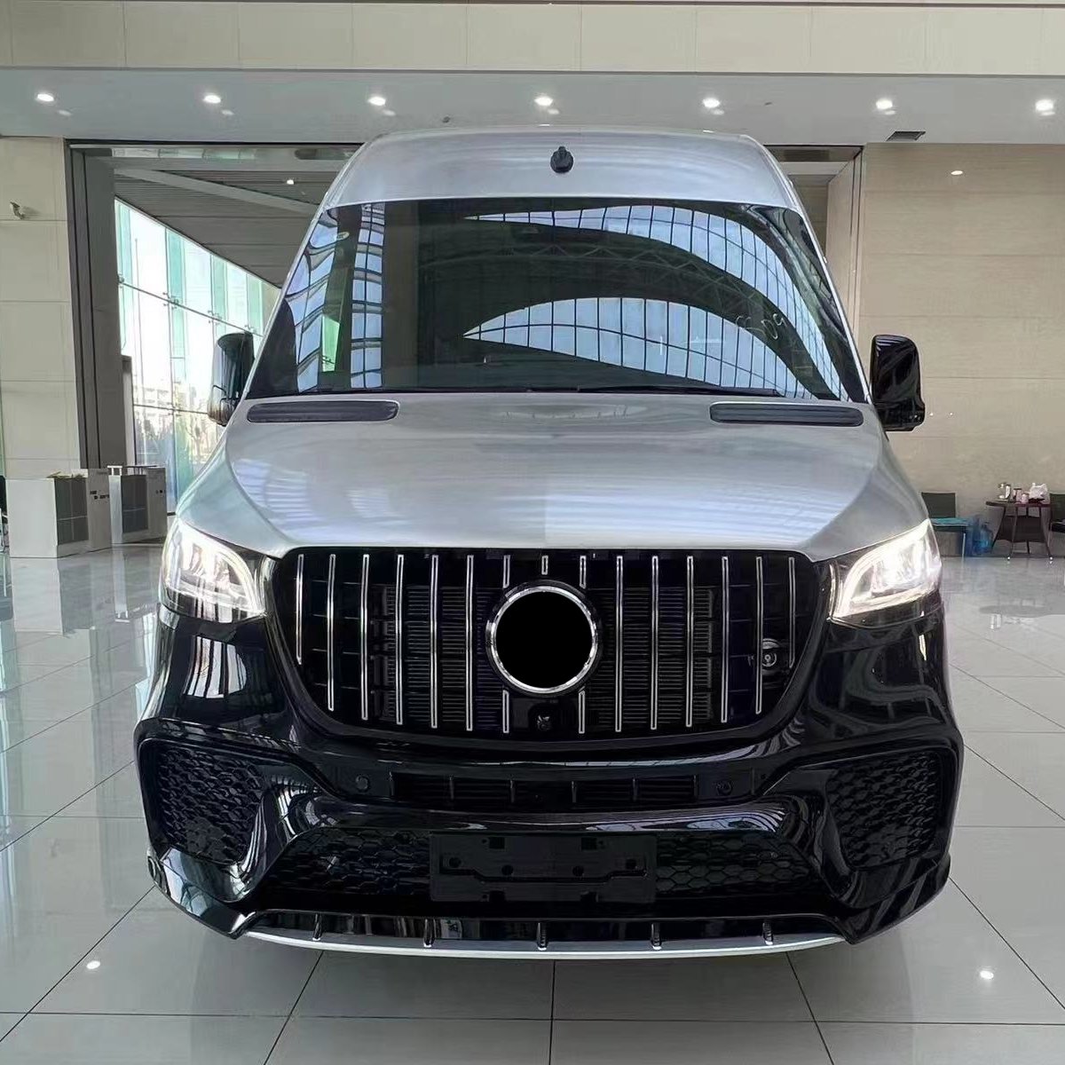 Hot Sale Bumpers Body Kit with Headlights for Mercedes Benz Sprinter W907 2018- Long Version Upgrade to 2024 AMG.