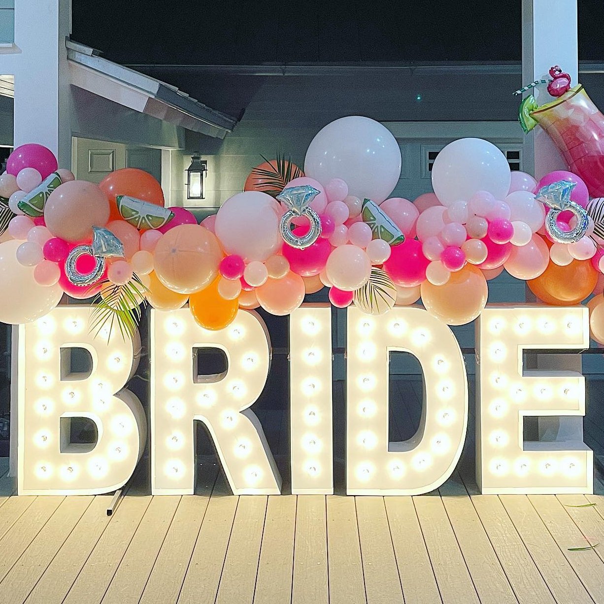 Winbo Manufacturer Customized 3ft 4ft 5ft Waterproof Giant Light Letter Sign NO MOQ Led Light up Lights Letter Marquee Number