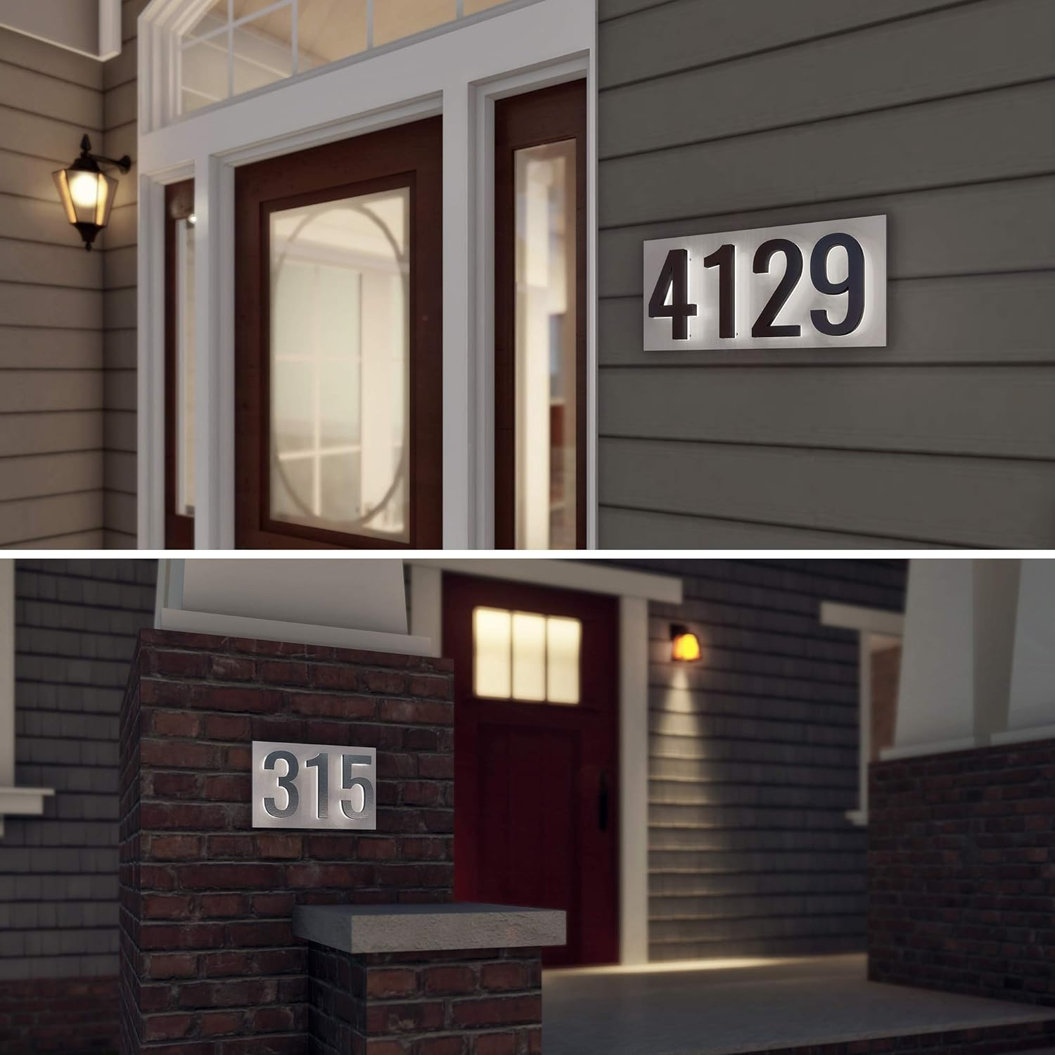 Stylish Backlit Metal Letter Signs for Outdoor Use, Perfect for Storefronts, Restaurants, and Offices