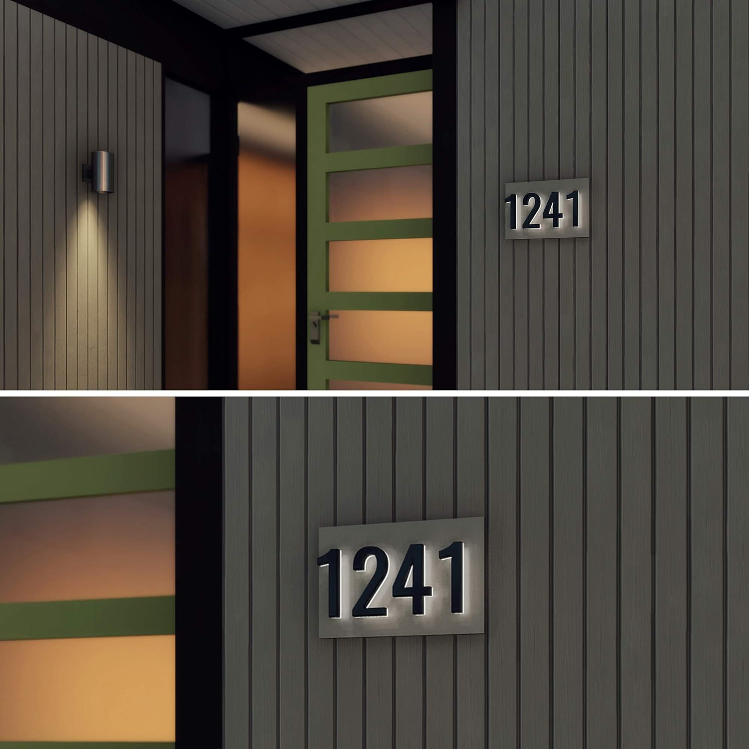 Stylish Backlit Metal Letter Signs for Outdoor Use, Perfect for Storefronts, Restaurants, and Offices
