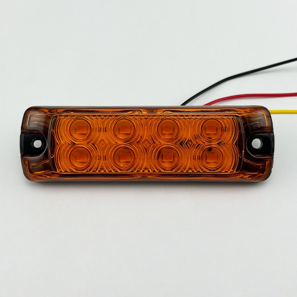 Manufacturer Red Amber Blue Green White10-30V Flash RV Bus Interior Dome Ceiling LED Side Marker Lights