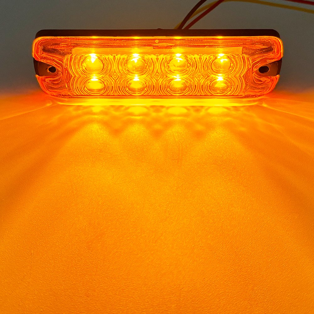 Manufacturer Red Amber Blue Green White10-30V Flash RV Bus Interior Dome Ceiling LED Side Marker Lights