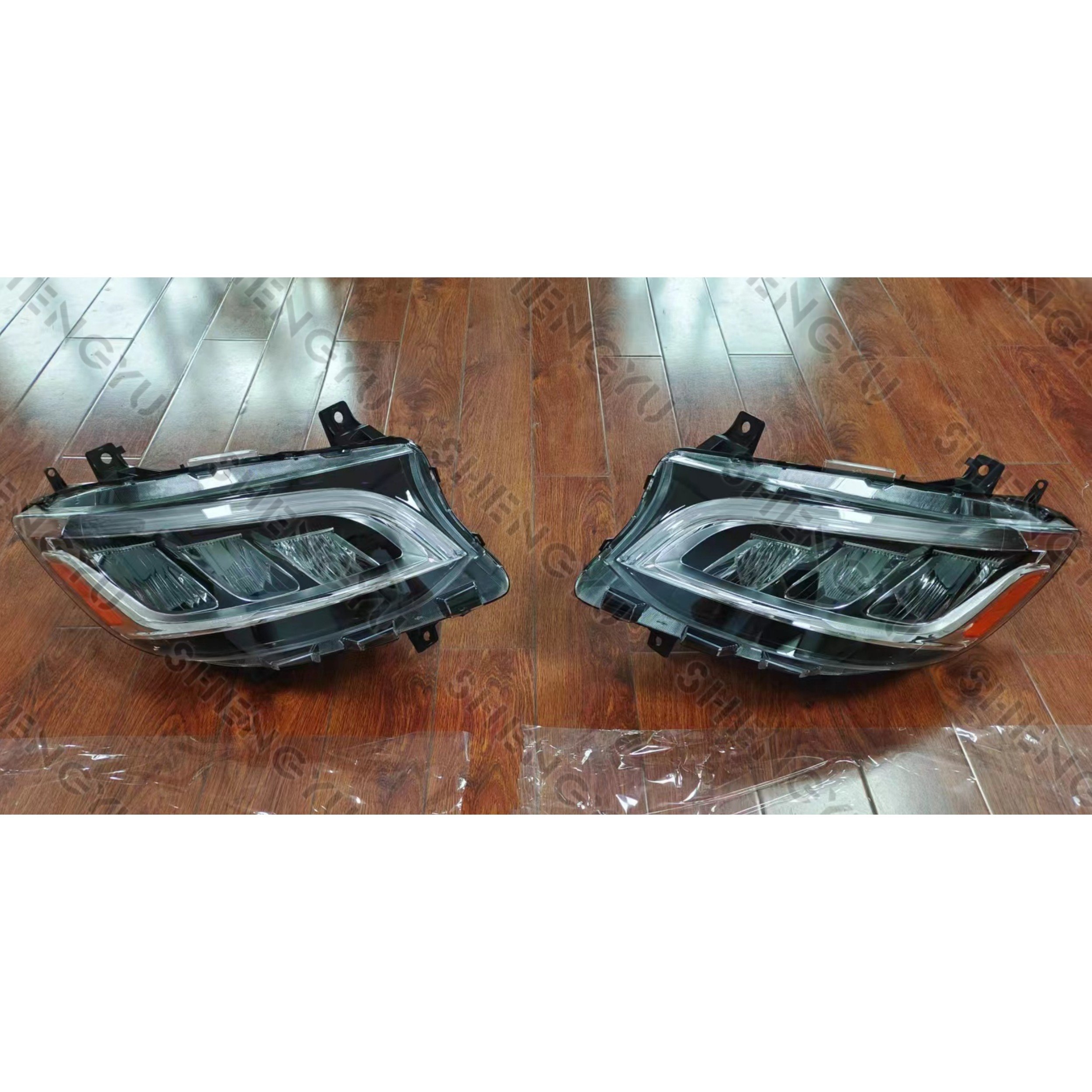 Front Lighting System Car Headlights for Mercedes Benz Sprinter 2018+ Low Version Halogen Upgrade to High Version LED Lights