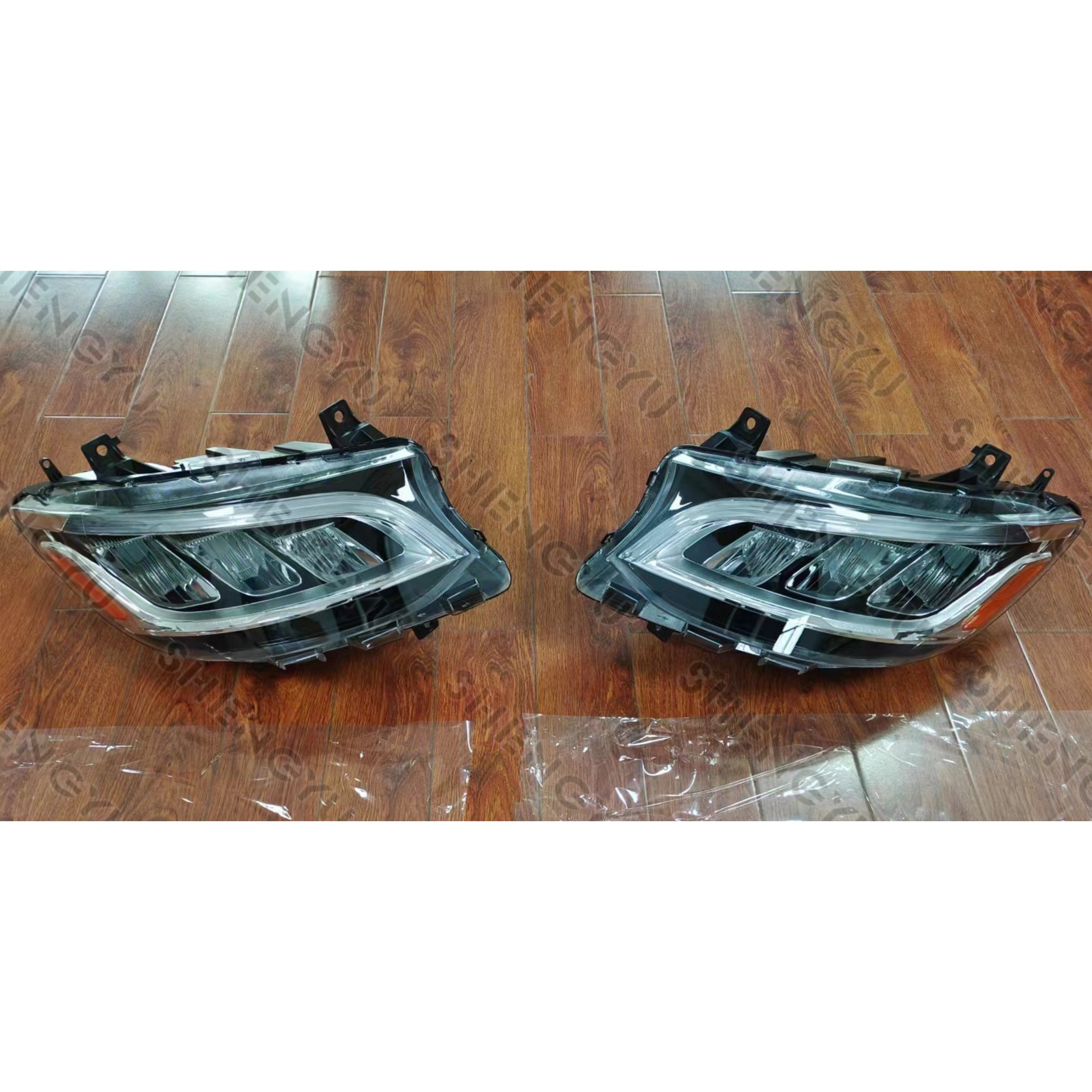 Front Lighting System Car Headlights for Mercedes Benz Sprinter 2018+ Low Version Halogen Upgrade to High Version LED Lights
