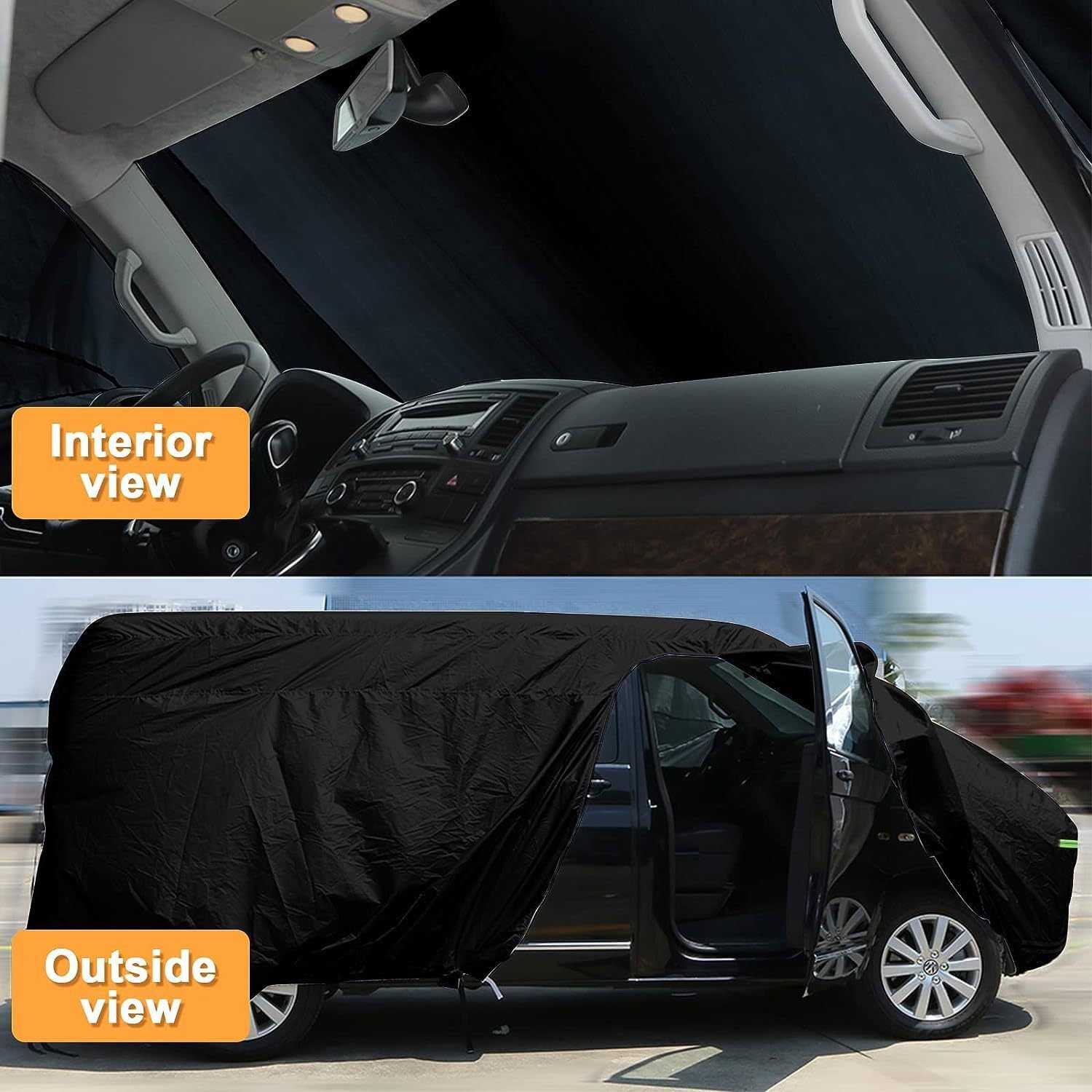 Van Cover Trailer Camper Premium UV Resistance Waterproof Minivan Cover