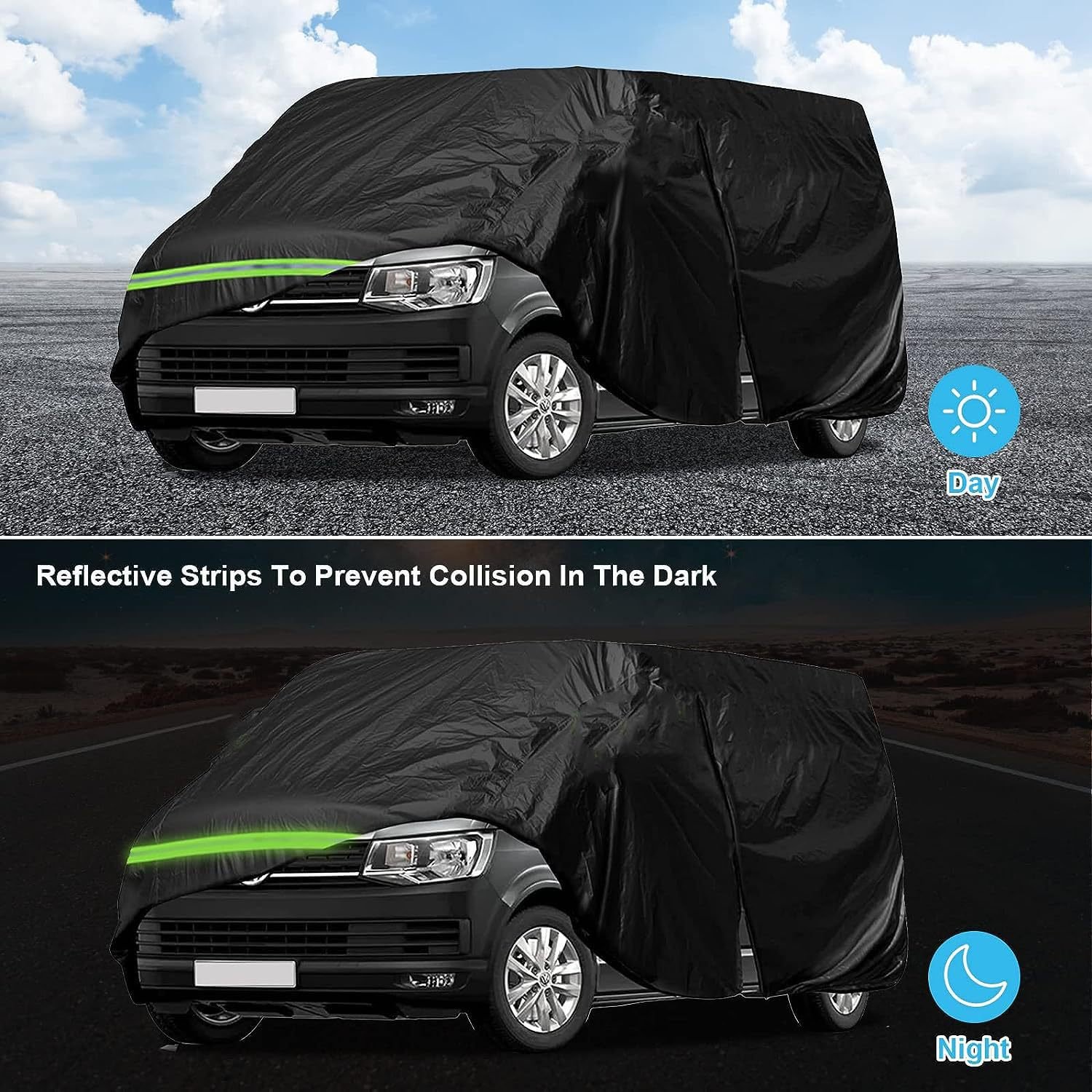 Van Cover Trailer Camper Premium UV Resistance Waterproof Minivan Cover