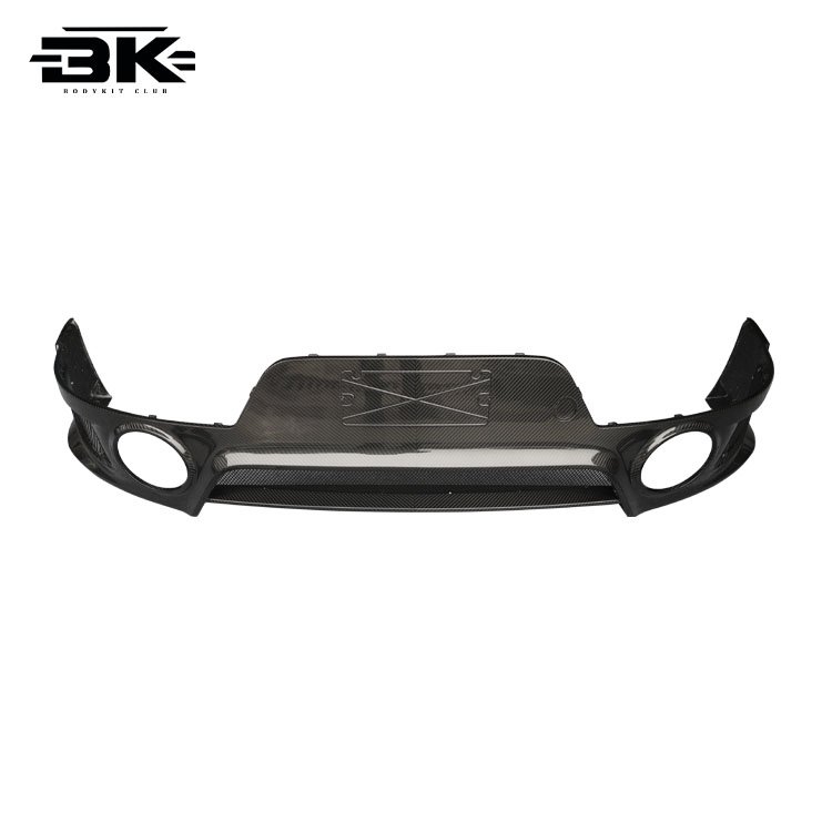 For Porsche 911 991 Carrera Upgrade GT2RS Style Rear Bumper Separator Dry Carbon Fiber Rear Diffuser Exhaust Cut-Outs New