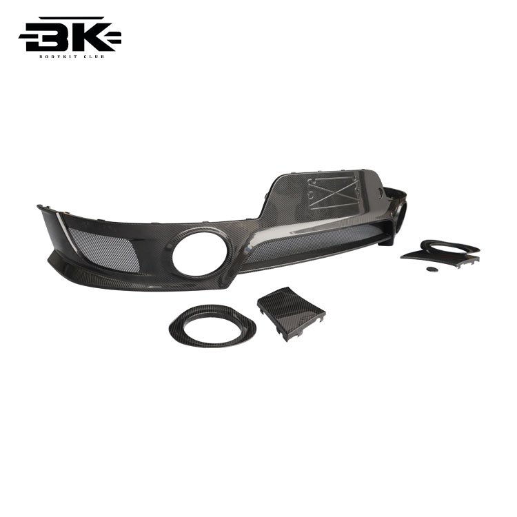 For Porsche 911 991 Carrera Upgrade GT2RS Style Rear Bumper Separator Dry Carbon Fiber Rear Diffuser Exhaust Cut-Outs New