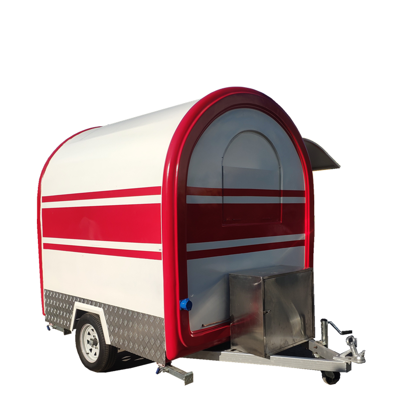 Good Quality Round Foodtrailer Mobile Kiosk for Sale Hand Work India Cook Food Truck Towable Food Trailer