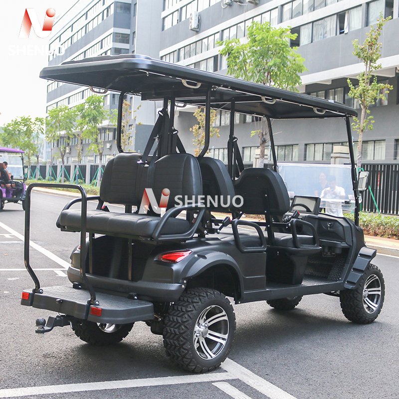 2-4-6 Passenger Street Legal Electric Golf Cart with 48v Battery Lithium Sightseeing Bus Car