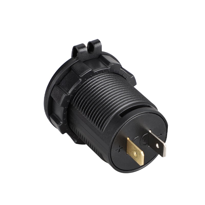 Custom USB Dual Car Charger Socket Extension With USB 12V 24V 36W+36W Super Fast Charger Vehicle Car Bus Motorcycle