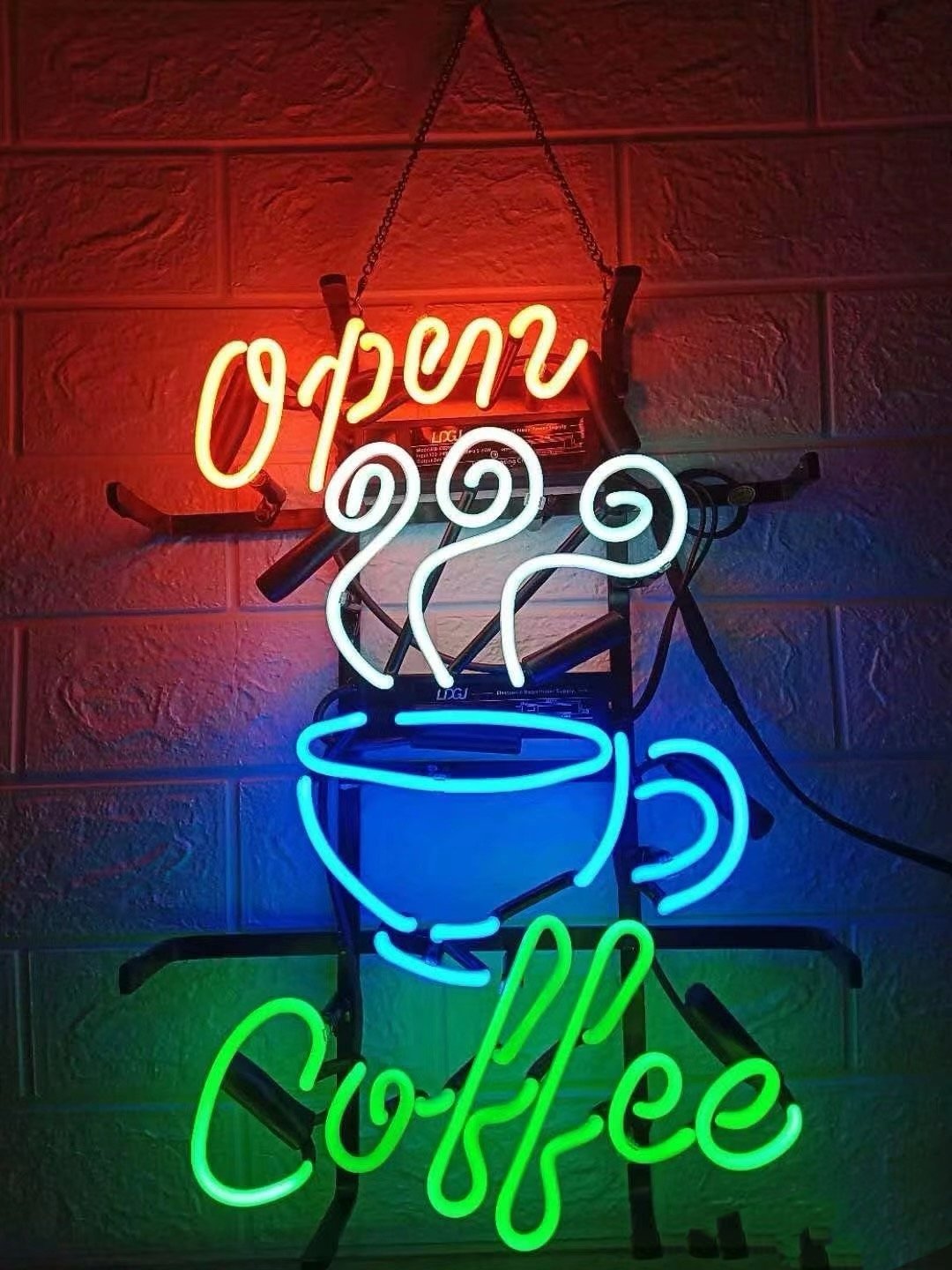 Open Close Sign Shop Open Hanging Business Lighting 24 Hours Neon Store Led Open Sign