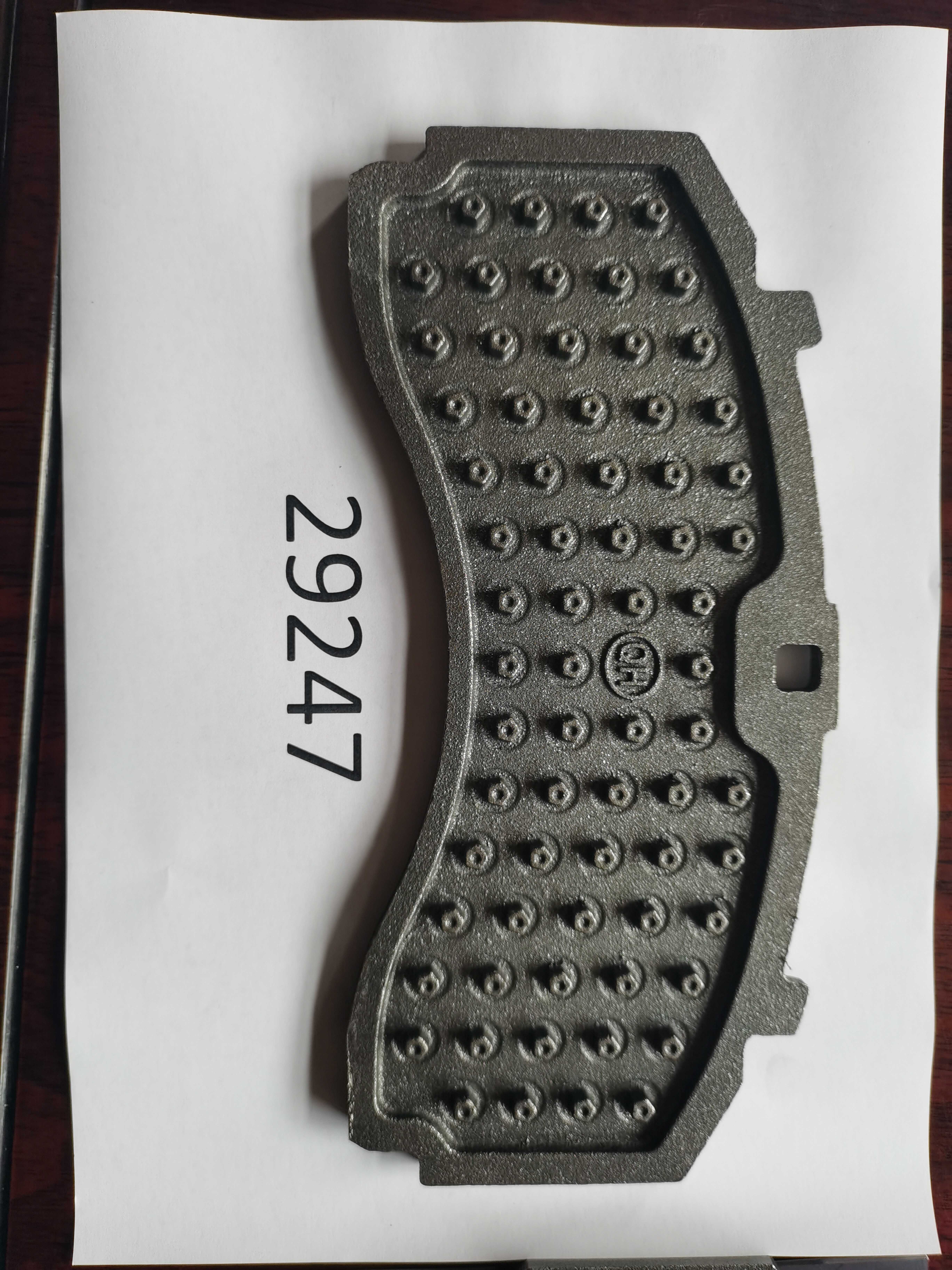 29246 Factory Manufacture Multifunctional Backing Plate Prestressed Steel Brake Pad Back Plate