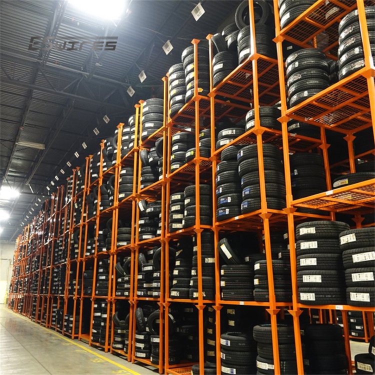 Detachable Powder Coated Corrosion Protection StackingTire Storage Rack Tyre Storage Tyre Rack
