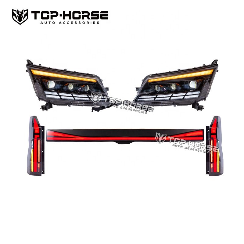 2024+ Hiace Facelift Body Kit Upgrade Bumper Bonnet Head Lights Tail Lights
