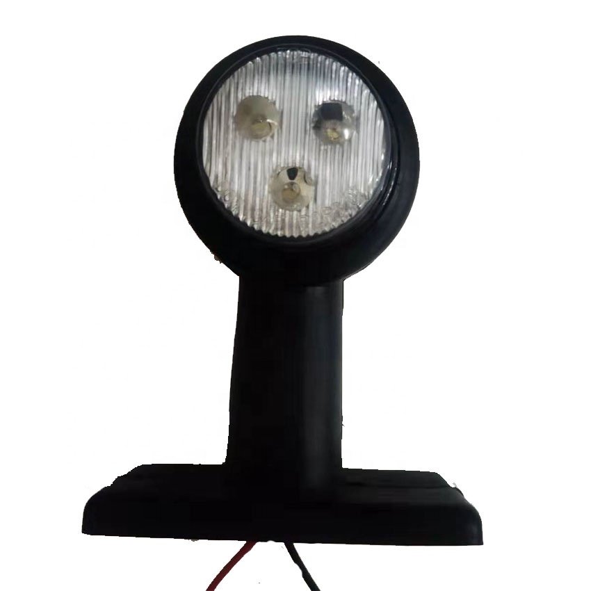 Truck Trailer 10-30v Bright 12led Small Side Light With Plastic Holder Red White Double Faces Fog Side Light 12 LED
