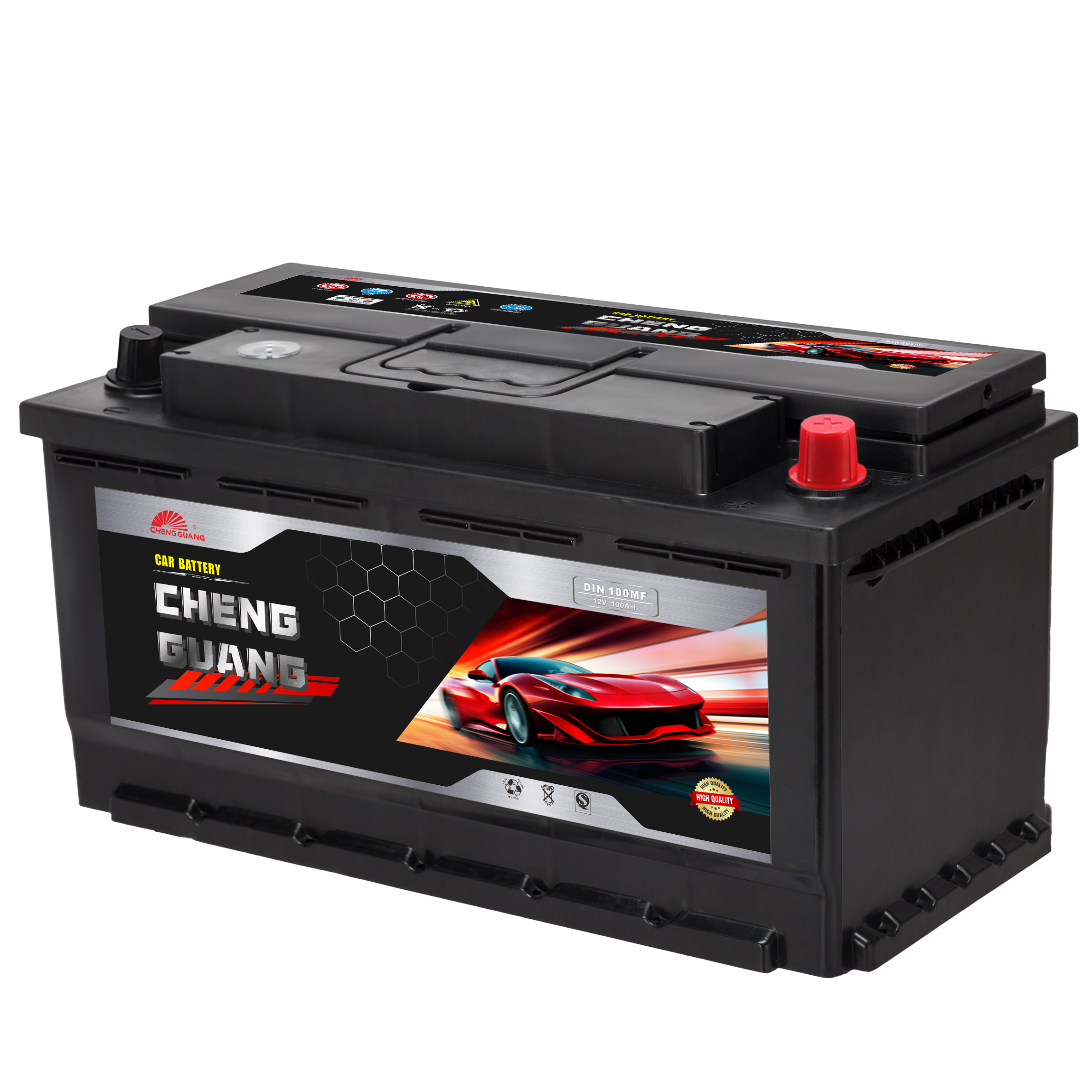 China Storage Battery Supplier High Performance 12v Lead Acid Automotive/Bus/Truck Battery